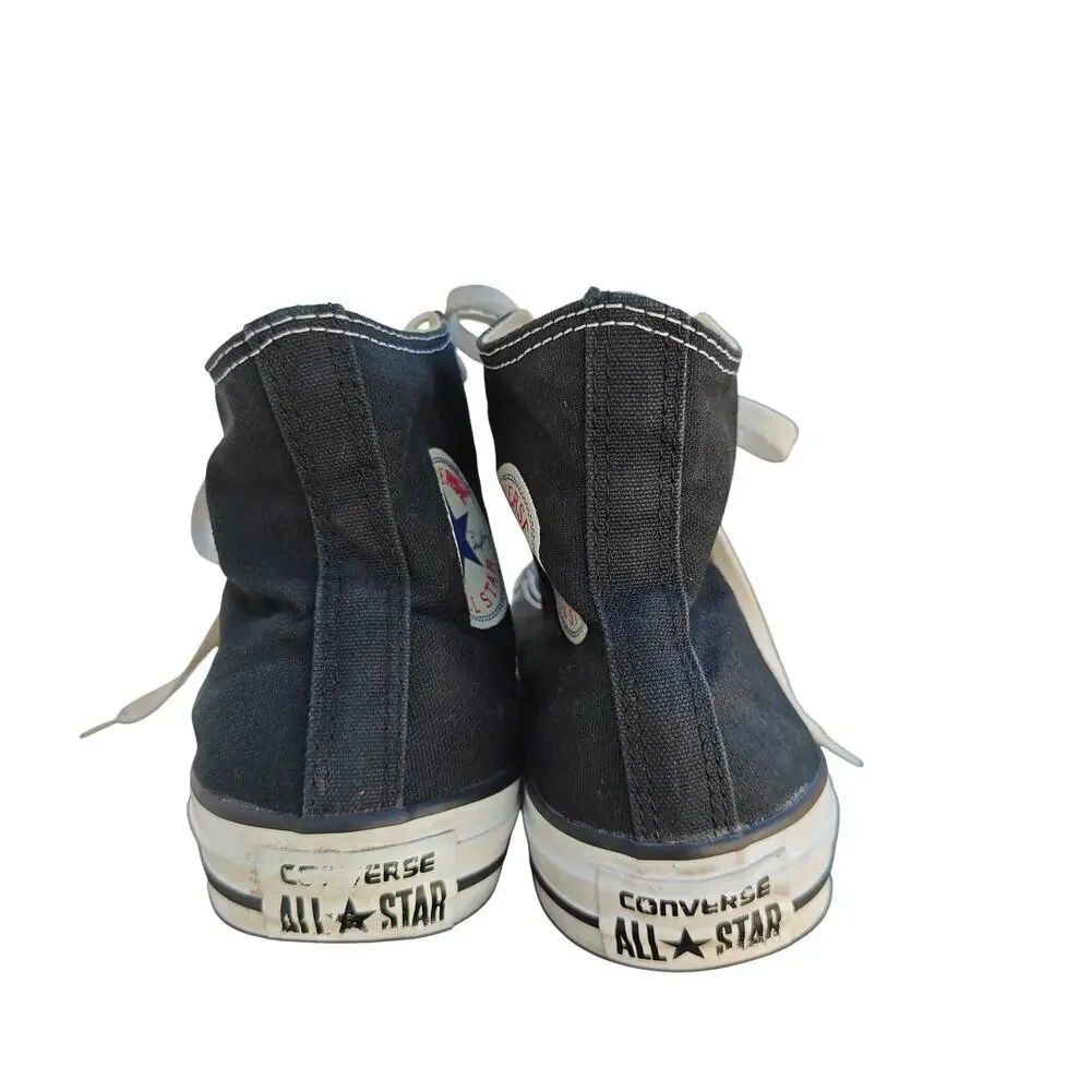 Converse Chuck Taylor All Star Black Hi Top Sneakers M7 W9